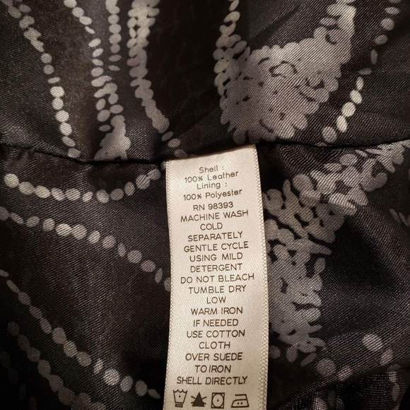 DENNIS Basso XL Black Suede Leather jacket - Picture 11 of 11